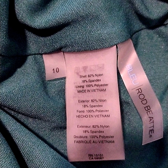 Bleu rod Beattie swimwear size 10 - Picture 5 of 5